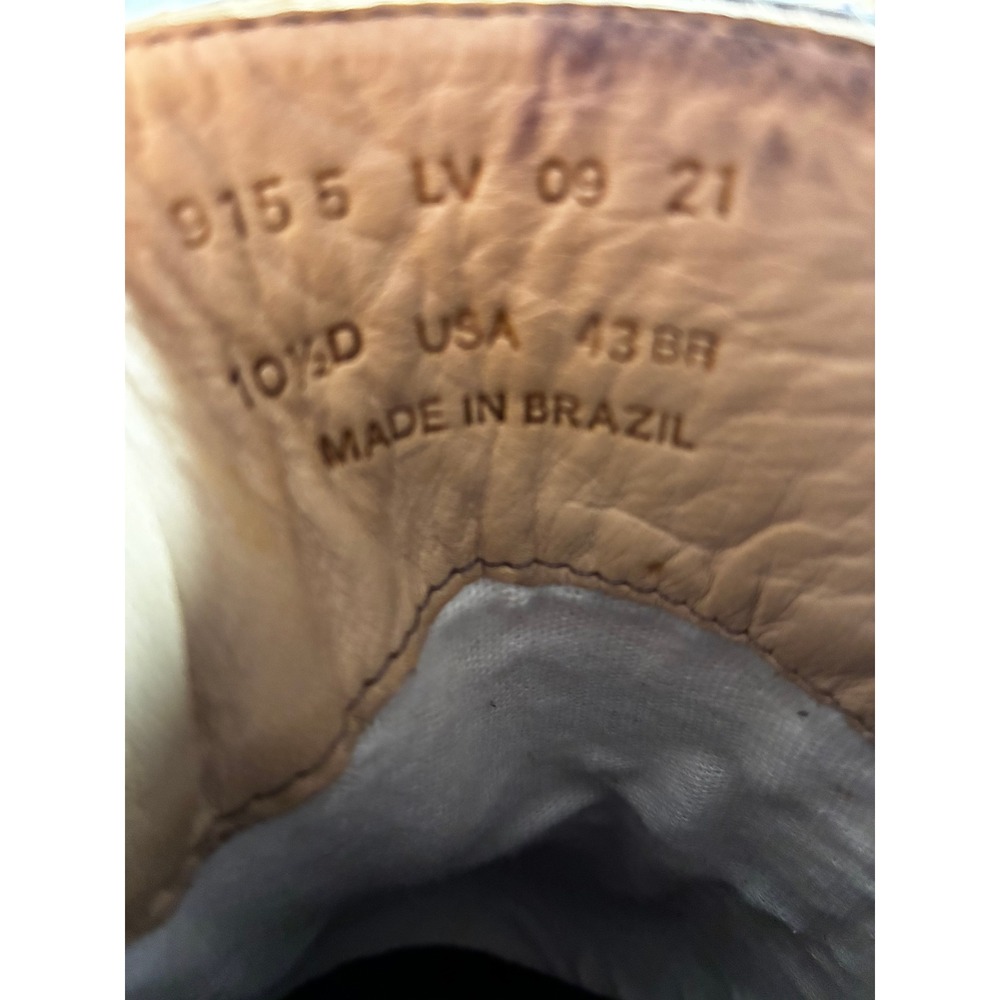 Sandro Moscoloni M180 Hyper Comfort Brown Leather Penny Loafers Mens 10.5 D - Picture 7 of 7